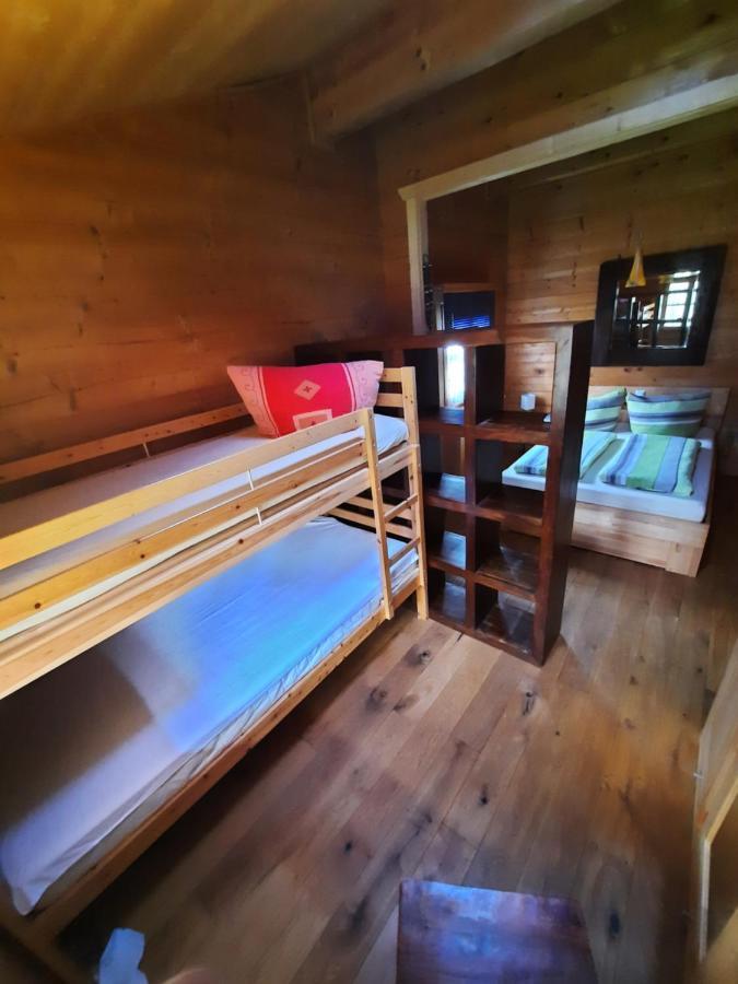 Hüttenzauber Ferienwohnung mitten im Nationalpark Lindberg Exterior foto